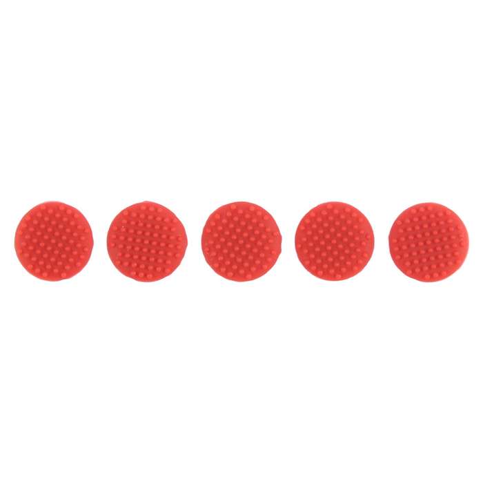 For Lenovo IBM 5pcs Mouse Cap, Diameter 0.4 x 0.5cm(Red)