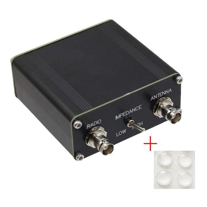 Z-Match QRP Manual Antenna Tuner 5W 3-28 Mhz Antenna HAM Tuner(Black)