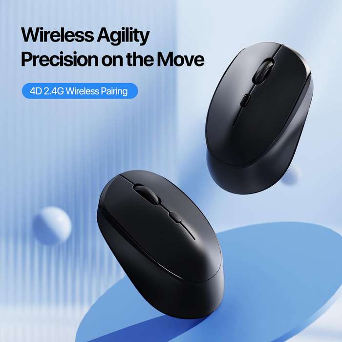 DUX DUCIS DM Series Bluetooth 2.4GHz Wireless Mouse(Black)