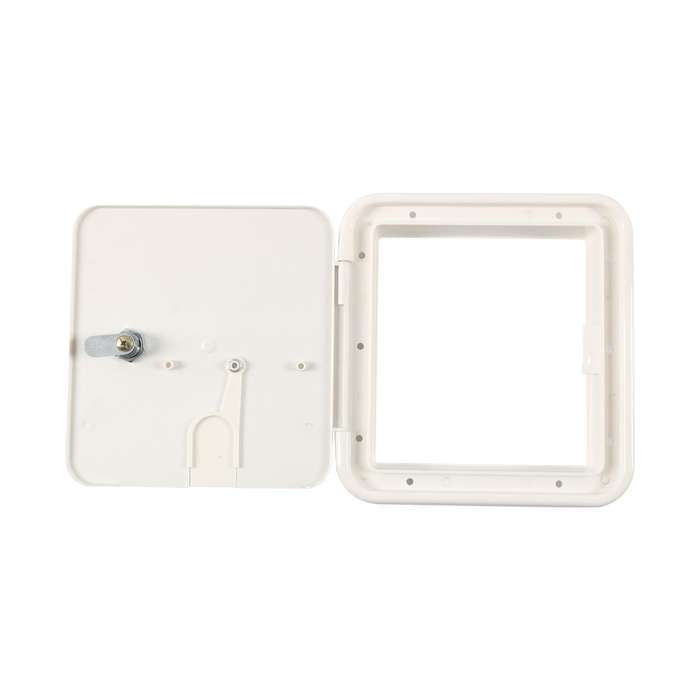 RV / Camper Power Cable Hatch with Screws and Key(White)
