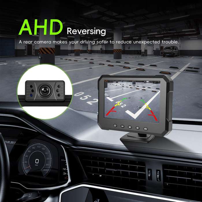 5 inch Digital Wired 1 to 1 Reversing Display Screen Car Central Control Machine Set, With Europe Sh