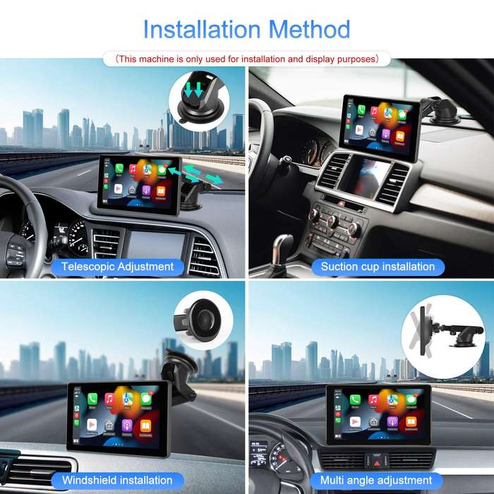 7 inch Android 15 2G+32G Car Reversing Display Monitor Screen Without Rear View Camera WiFi Version(