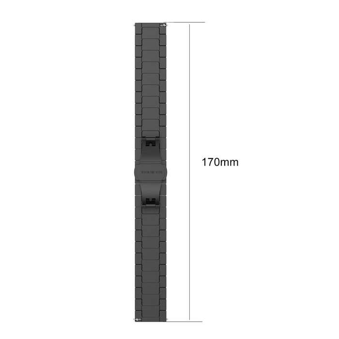 For Garmin Fenix 8/7S/6S/5S 20mm 18mm xDfind One-bead Bamboo Solid Stainless Steel Watch Band(Silver