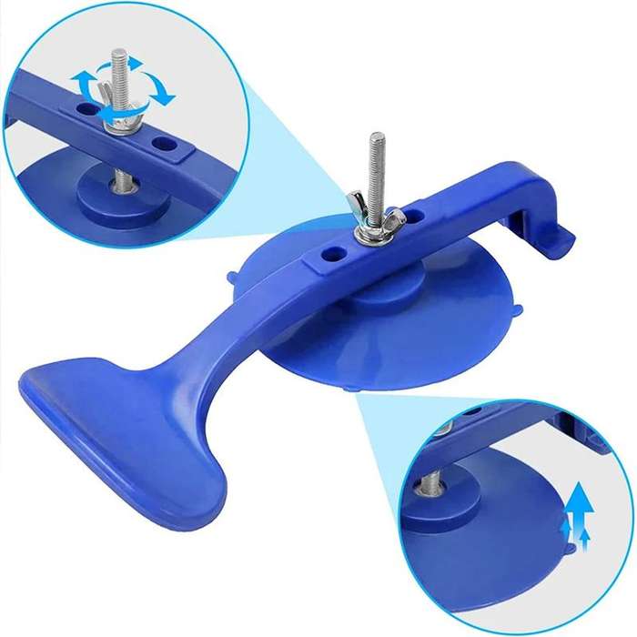 6pcs/Pack Non-marking Suction Clamp Set for Car Glass Windshield Repair(Blue)