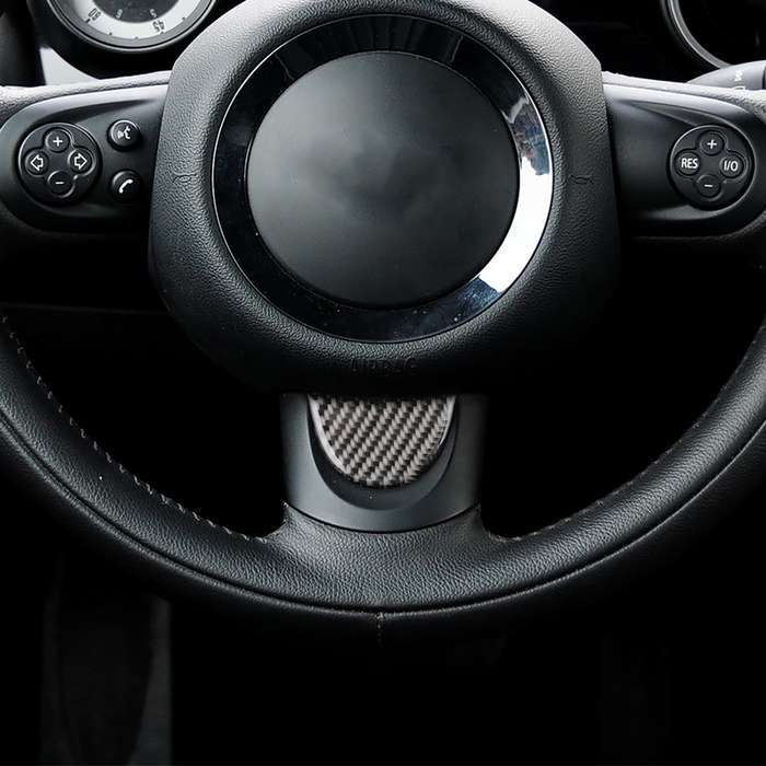 Car Steering Wheel Carbon Fiber Decorative Sticker for BMW Mini R53 / R55 / R57 / R58 / R59 / R60 /