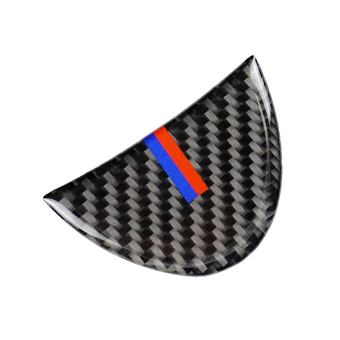 Red Blue Color Car Steering Wheel Carbon Fiber Decorative Sticker for BMW Mini R53 / R55 / R57 / R58