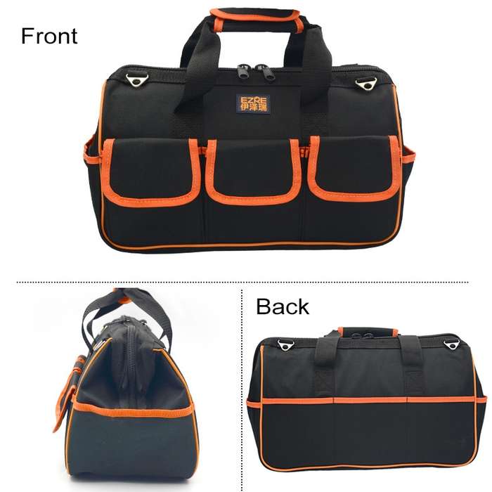 EZRE Multi-function Oxford Cloth Electrician Belt Pouch Maintenance Tools Handbag Shoulder Bag Conve