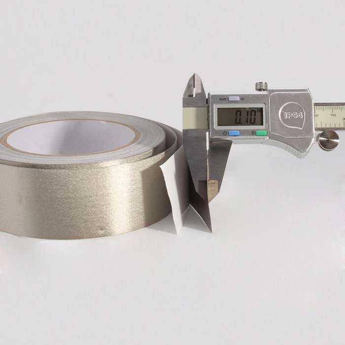 Plain Weave Double-sided Conductive Cloth Adhesive Cloth Single Sided Adhesive EMI Shielding Button
