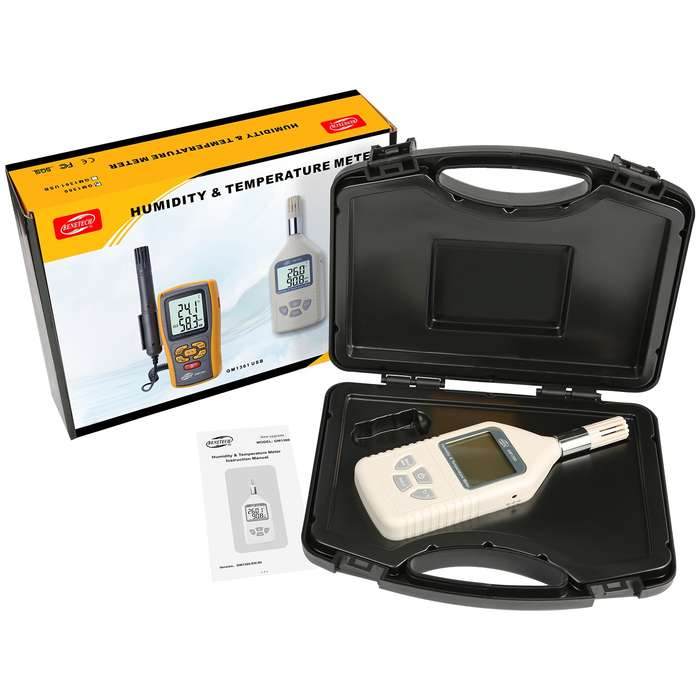 BENETECH GM1360 LCD Probe Industry Digital Humidity & Temperature Meter