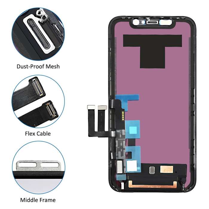 For iPhone 11 Original LCD Screen (Black)