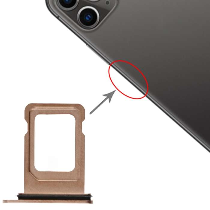 SIM Card Tray + SIM Card Tray for iPhone 11 Pro Max / 11 Pro(Silver)