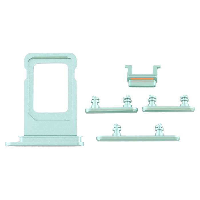 SIM Card Tray + Side Key for iPhone 11(Black)