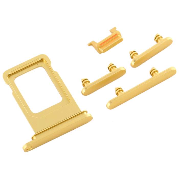 SIM Card Tray + Side Key for iPhone 11(Black)