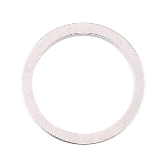 3 PCS Rear Camera Glass Lens Metal Protector Hoop Ring for iPhone 12 Pro(Graphite)