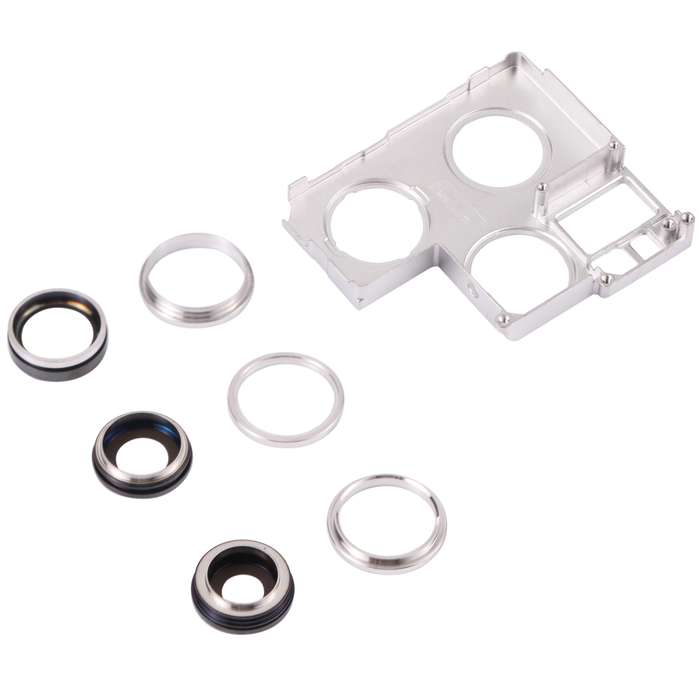 Camera Lens Cover With Retaining Bracket for iPhone 13 Pro Max(Graphite)