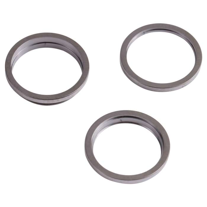 3 PCS Rear Camera Glass Lens Metal Outside Protector Hoop Ring for iPhone 13 Pro(Gold)