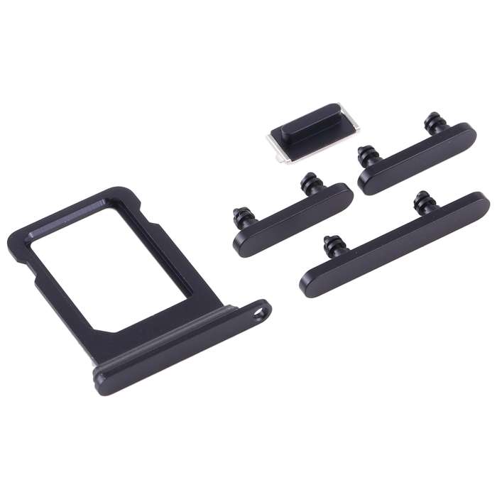 SIM Card Tray + Side Keys for iPhone 12 Mini(Black)