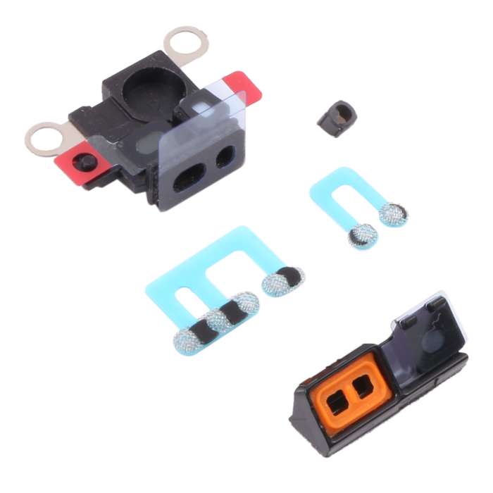 10 PCS Speaker Dustproof Mesh with Frame for iPhone 12 mini(Black)