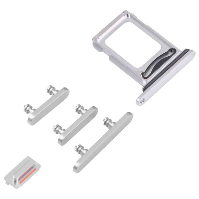 SIM Card Tray + SIM Card Tray + Side Keys for iPhone 14 Pro (Black)