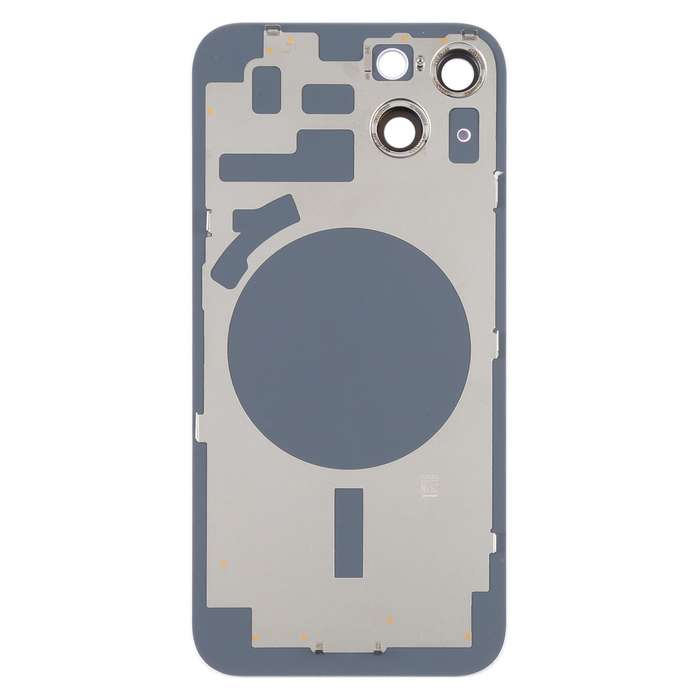 For iPhone 14 Back Housing Cover with Camera Lens(White)