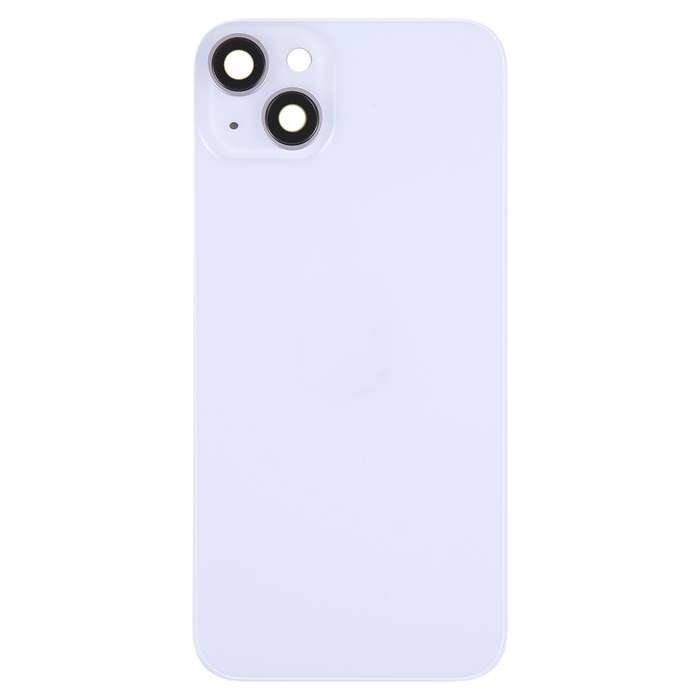 Glass Battery Back Cover with Holder for iPhone 14(White)