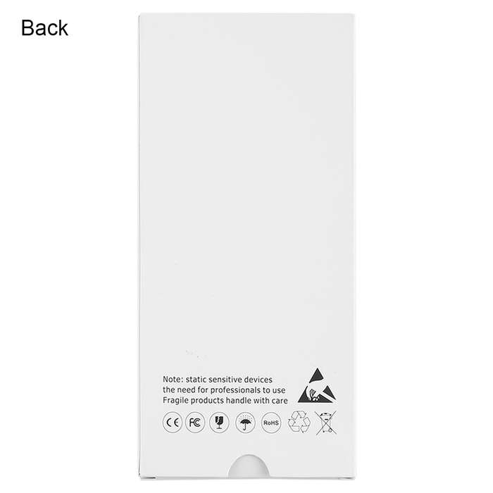 50 PCS Cardboard Packaging White Box for iPhone 5 LCD Screen