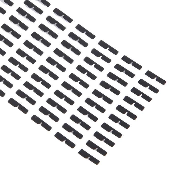 For iPhone 15 Pro Max 100pcs/set LCD Side Black Adhesive Sticker(04)