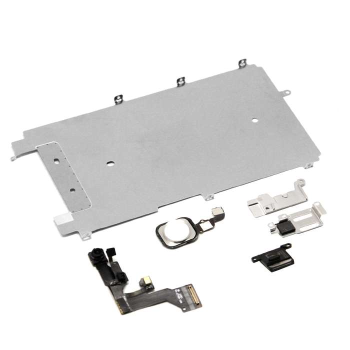 6 in 1 for iPhone 6s LCD Repair Accessories Part Set(Black)