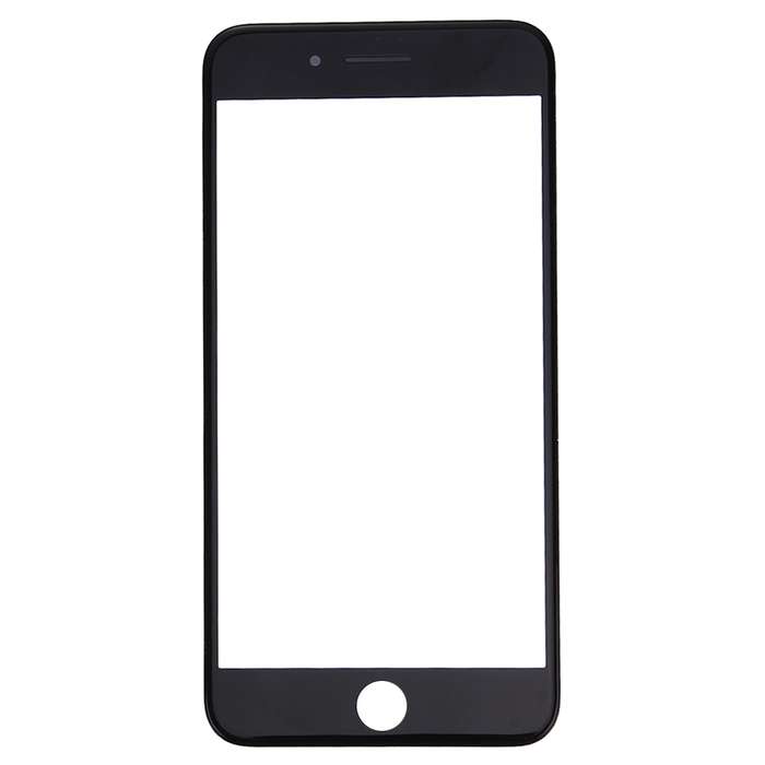 2 in 1 for iPhone 7 (Original Front Screen Outer Glass Lens + Original Frame)(White)