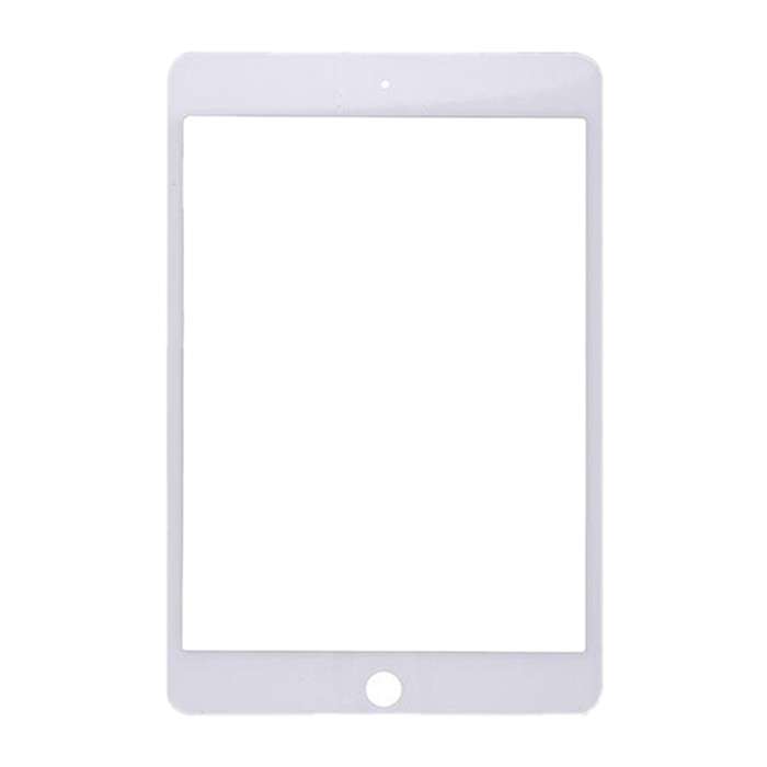 Front Screen Outer Glass Lens for iPad Mini 4 A1538 A1550 (White)