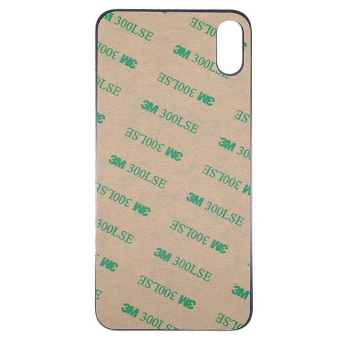 Glass Battery Back Cover for iPhone X(Black)