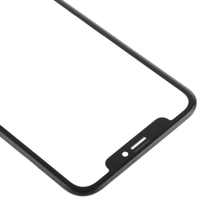 Front Screen Outer Glass Lens with Frame + OCA Optically Clear Adhesive for iPhone XR(Black)