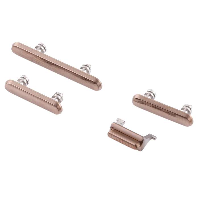 Side Keys (Power Button + Volume Button + Mute Button) for iPhone XS / XS Max(Gold)