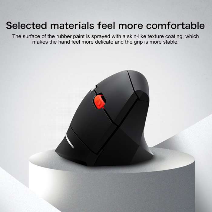 Lenovo thinkplus Ergonomics Design Wireless Mouse (Black)