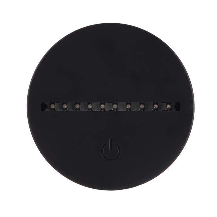 Abstract Style 3D Touch Switch Control LED Light , 7 Color Discoloration Creative Visual Stereo Lam