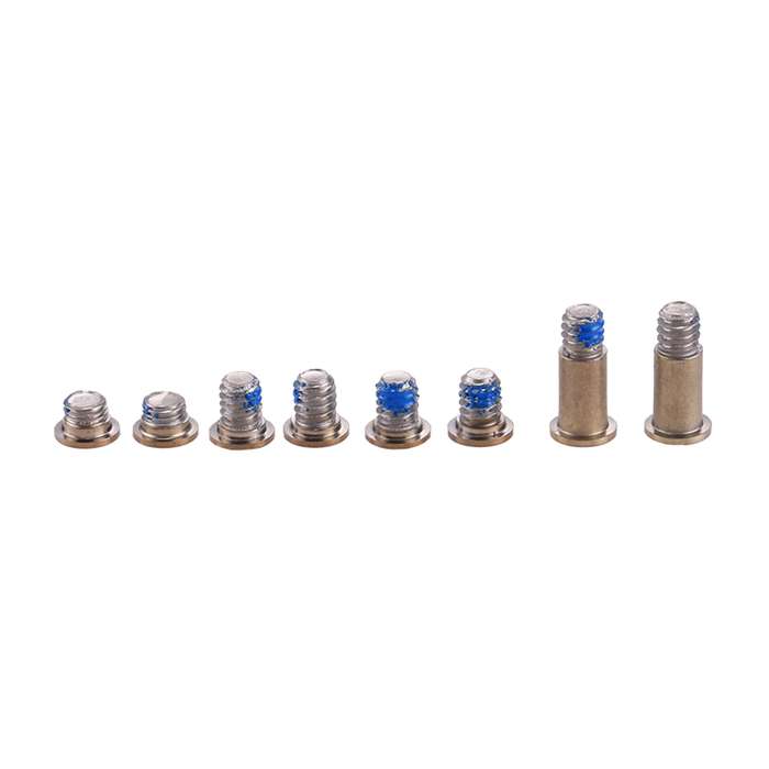 8 in 1 for Macbook 12 inch A1534 Computer Case Bottom Cover Screws (2 Long + 6 Short)(Silver)