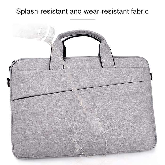 ST03S 15.6 inch Double Side Pockets Wearable Oxford Cloth Soft Handle Portable Laptop Tablet Bag(Na