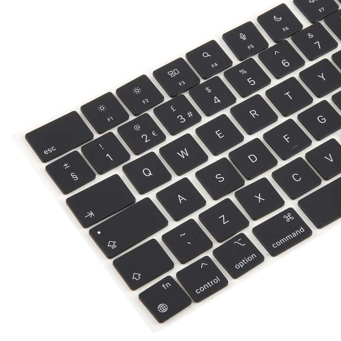 For Macbook Air 13.3 / 15.3 M2 A2681 A2941 UK English Version Keycaps (Midnight)