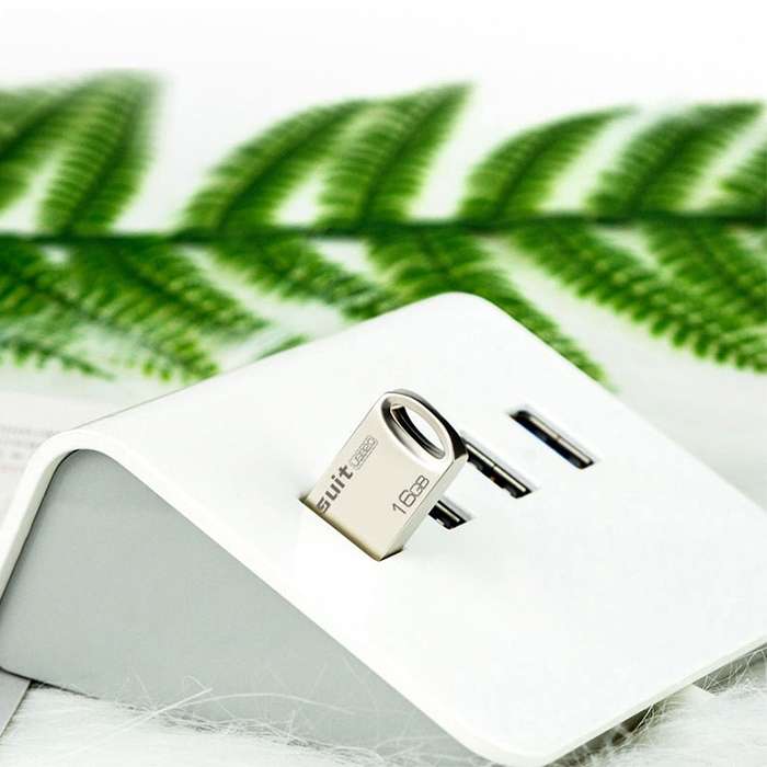 Zsuit 64GB USB 2.0 Mini Metal Ring Shape USB Flash Disk