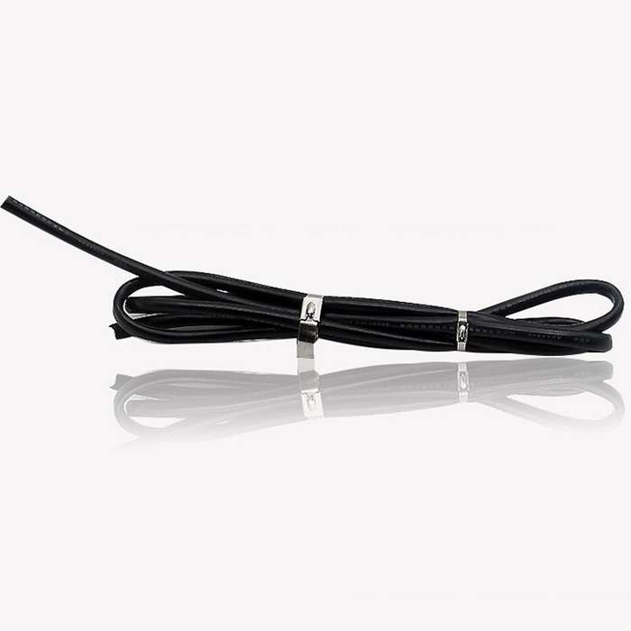 100 PCS 4.6x350mm Stainless Steel Metal Cable Ties Tie Zip Wrap Exhaust Heat Straps Induction Pipe