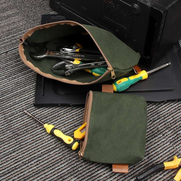 17 x 11.5 x 4cm Electrician Repair Hardware Tool Carrying Bag(Grey)