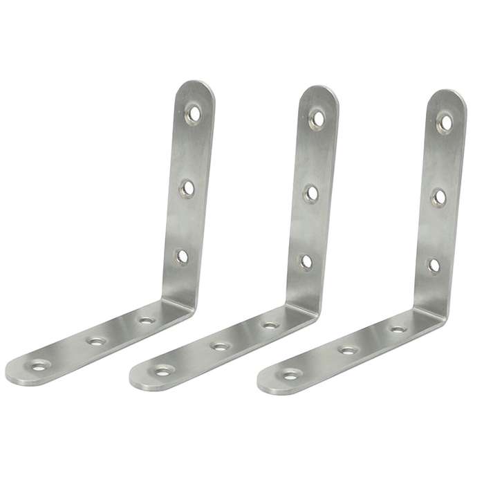 2pcs Stainless Steel 90 Degree Angle Bracket,Corner Brace Joint Bracket Fastener Furniture Cabinet S