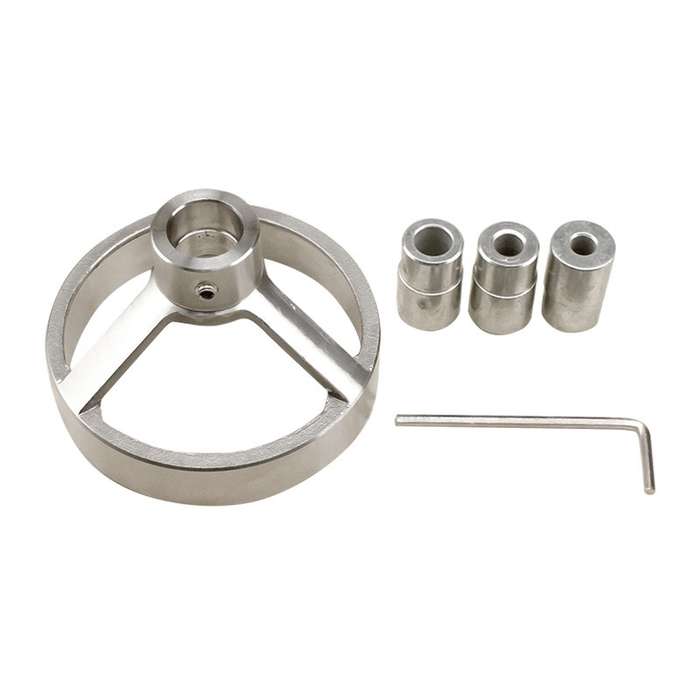 5 in 1 Drill Guide Vertical Pocket Hole Jig 5/6/7/8/9/10/12mm Drill Bit Hole Locator Stainless Steel