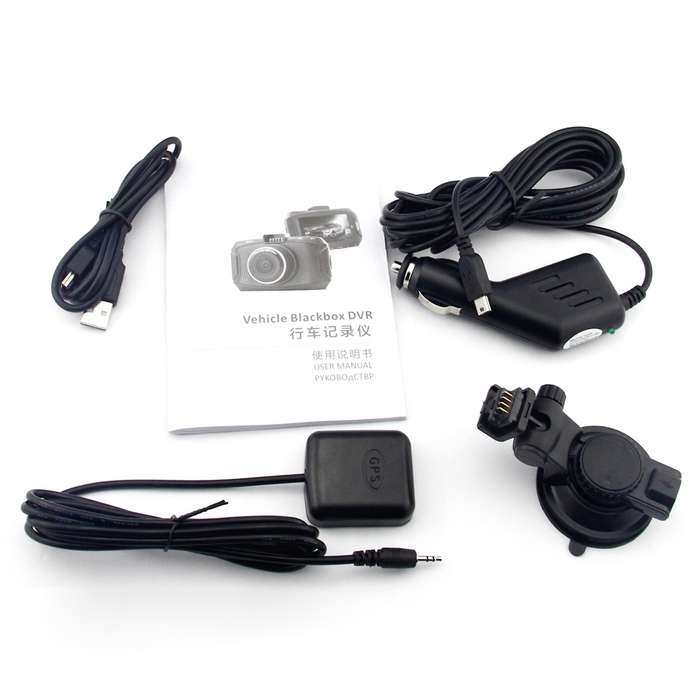 GS90C Car DVR Camera 2.7 inch LCD Screen HD 2304 x 1296P 170 Degree Wide Angle Viewing, Support Moti