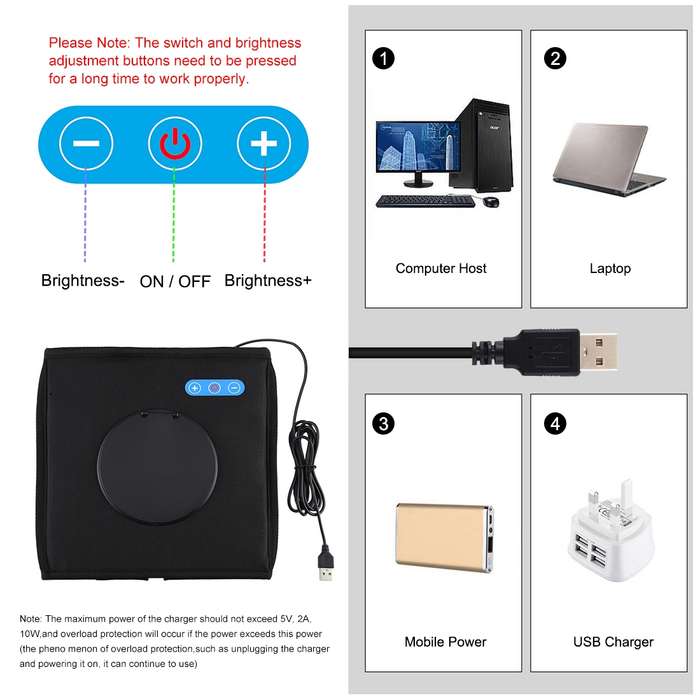 PULUZ 25cm Folding Portable High 97 CRI Ring Light Photo Lighting Studio Shooting Tent Box with