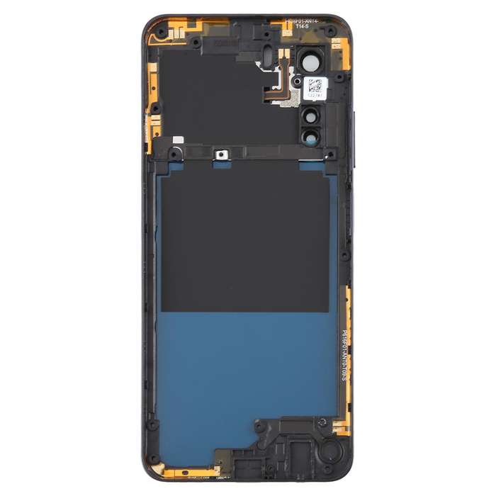 For ZTE nubia Neo 5G 8150N Plastic Battery Back Cover with Middle Frame / Camera Lens Cover(Yellow)