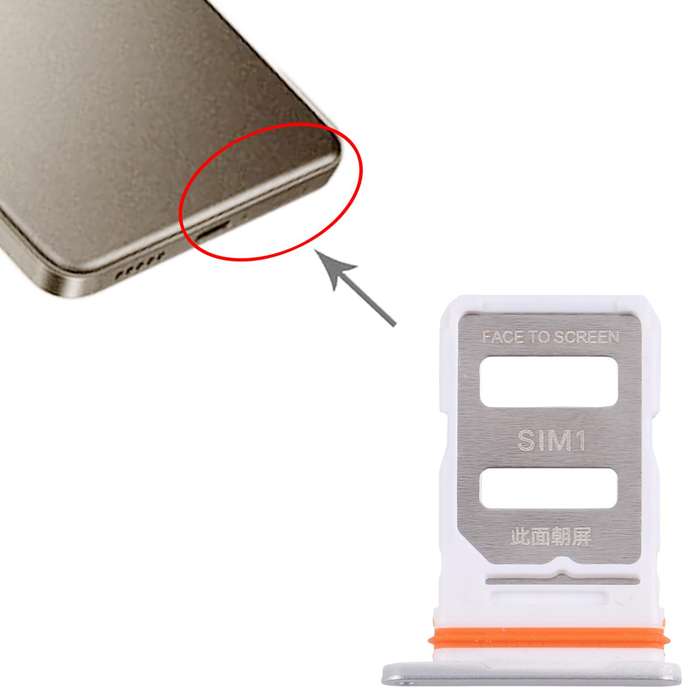 For Xiaomi Redmi Turbo 4 10pcs Original SIM Card Tray + SIM Card Tray (Silver)