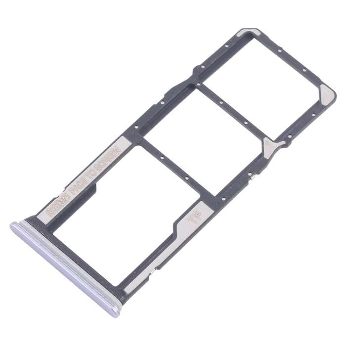 For Xiaomi Redmi 14C 4G 10pcs Original SIM Card Tray + SIM Card Tray + Micro SD Card Tray (Black)