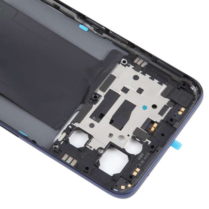 For OPPO Find X5 Lite Battery Back Cover with Middle Frame(Blue)