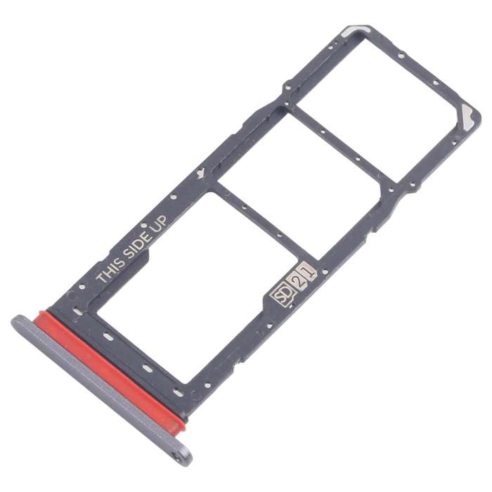 For Motorola Moto E30 10pcs Original SIM Card Tray + SIM Card Tray + Micro SD Card Tray (Grey)